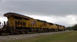 UP Intermodal with UP 7520 on a stormy day
